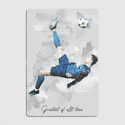 King of Football CR7 Poster Metal Tin Sign Truck Indoor and Outdoor Home Bar Coffee Kitchen Wall Decoration