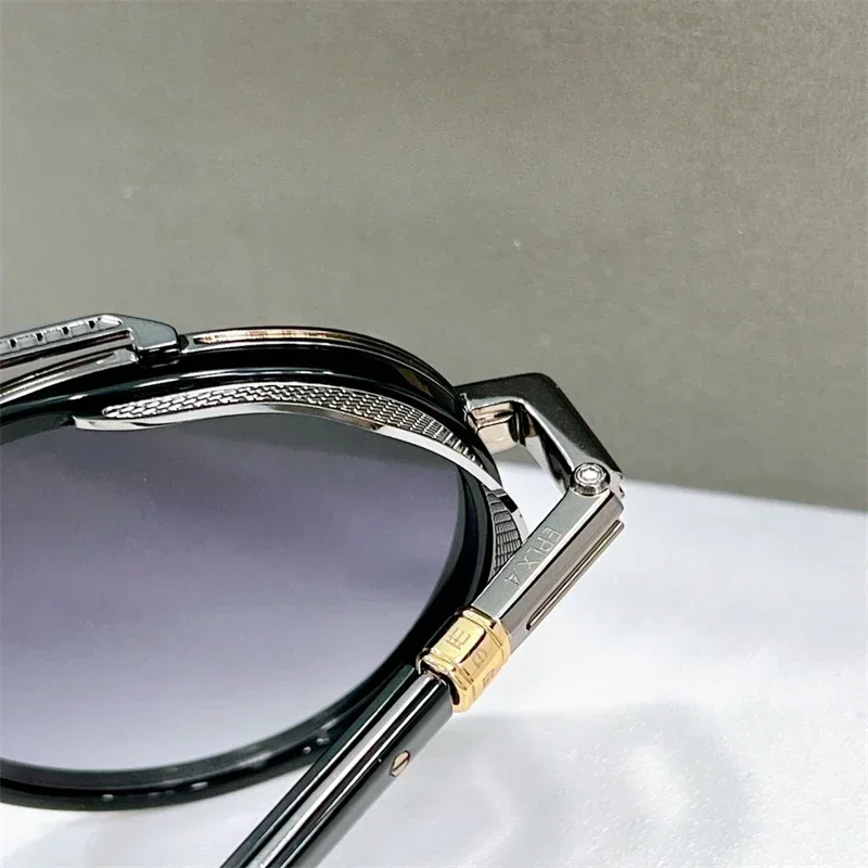 Outdoor Sunglasses Ladies with Replaceable Leg Model EPILUXURY F Round Alloy Mac One Sunglasses Men Oculos De Sol Masculino image 2