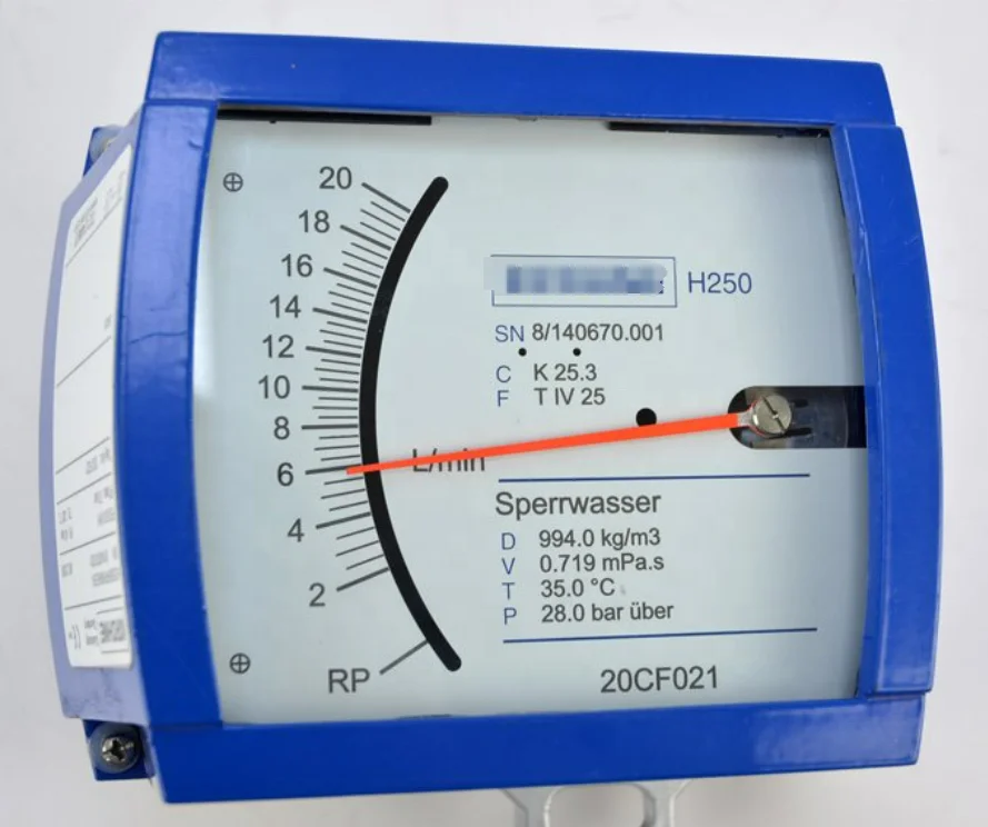KROHNE H250/RR/M9/ K Variable Area Flow Meter M9 Indicator Stainl s Steel Variable Area Flowmeter for Liquids and