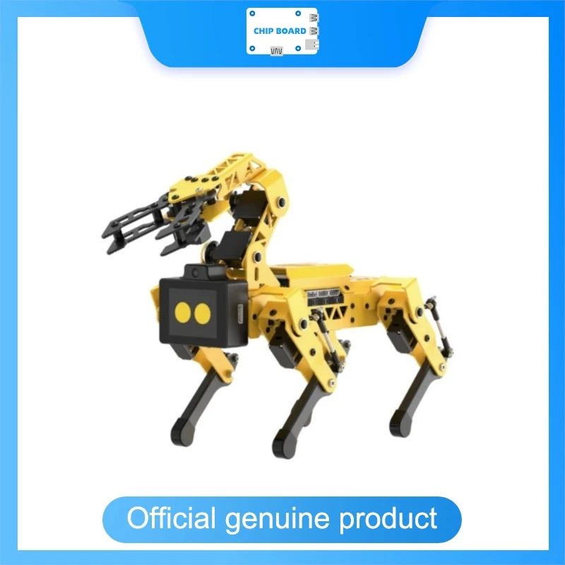 Hiwonder MechDog AI ESP32 Quadruped Robot Dog, Open Source Programmable AI Vision Voice Grasping Robot