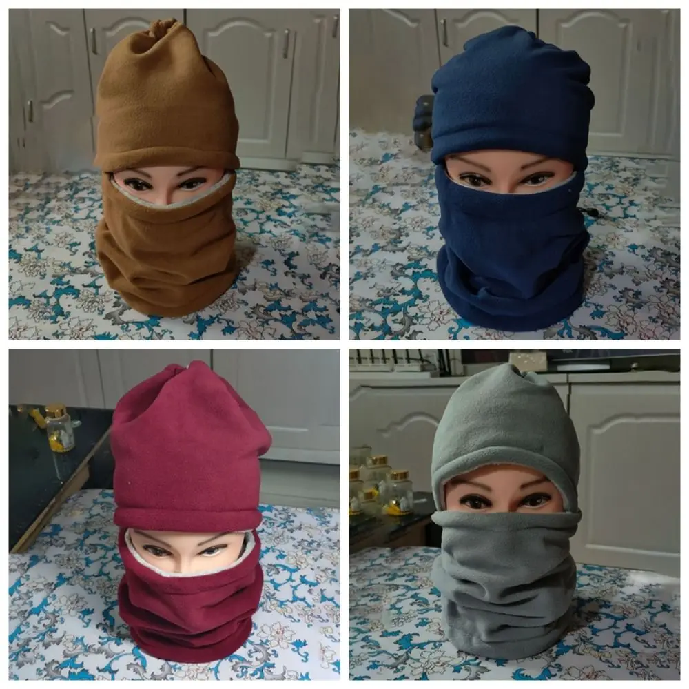 

Windproof Winter Warm Hat Scarf Two-piece Coldproof Thickened Motorcycle Warm Mask Cold Resistance Multifunctional Cycling Mask