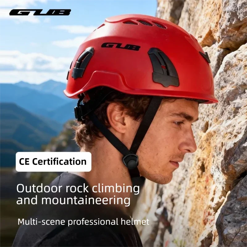 GUB 56-62CM Mountain Climbing Helmet PP+EPS Protection Safety Helmet Hat for Outdoor Adventure, Camping, Hiking, Cycling Sports