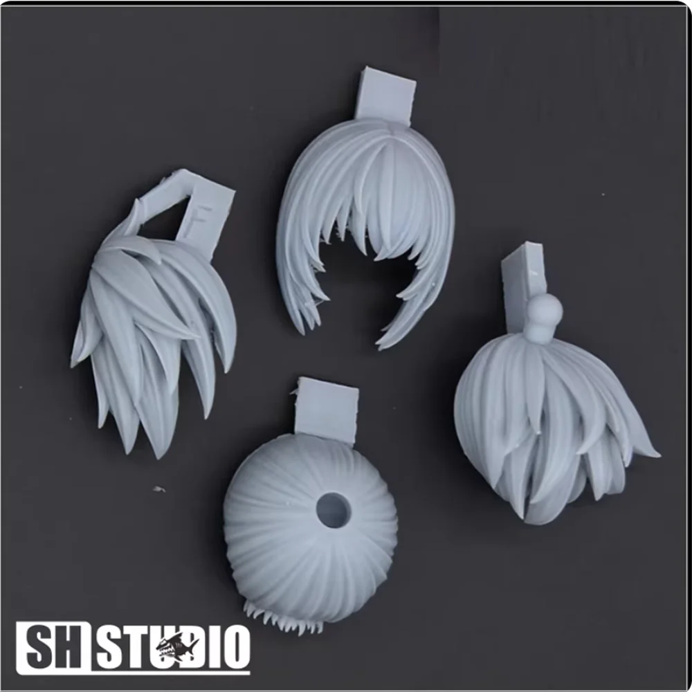 Lumaca SH STUDIO 1/12 Mecha Girl Dea Dispositivo Tre Colori Stile di Capelli F3 Gruppo Resina GK Parti Modificate Modello In Magazzino