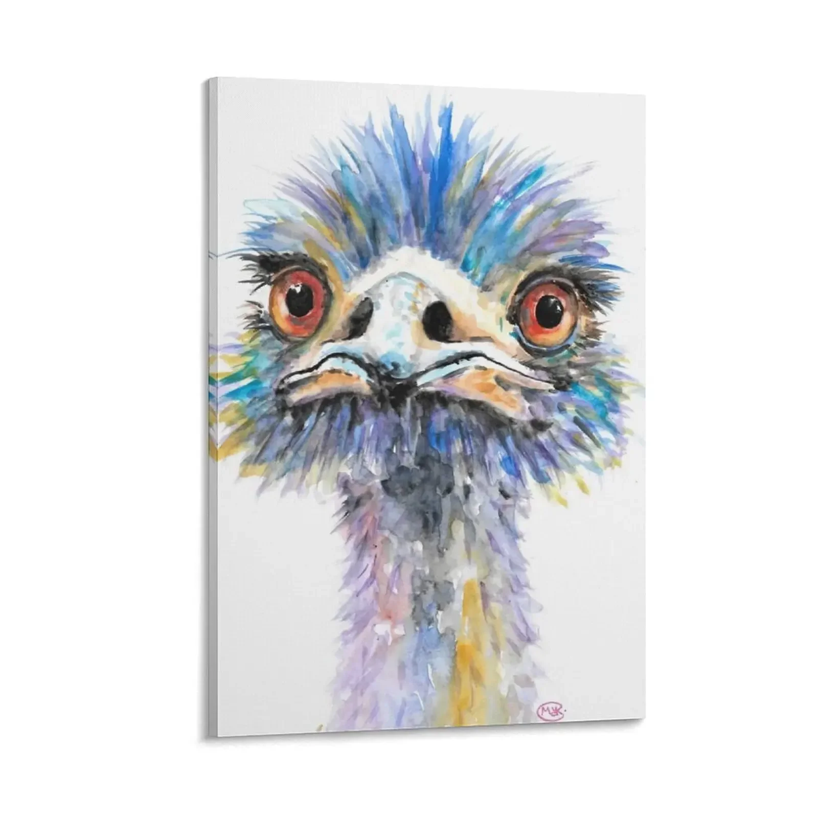 

Emu funky bird Canvas Painting decoration aesthetic decorative pictures for the room anime posters