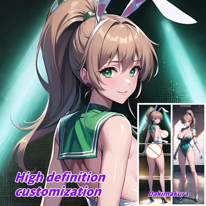 

Dakimakura Anime Pillow Case Bunny Girl MIX Sailor Jupiter Double-sided Print Of Life-size Body Pillowcase Gifts