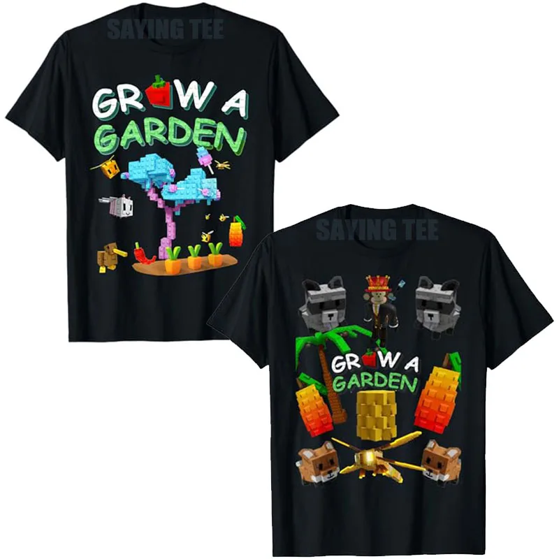 

Grow A Garden - Candy Blossom T-Shirt Humor Funny Video Game Controller Saying Tee Boys Fashion Gamer Streetwear Clothes Novelty