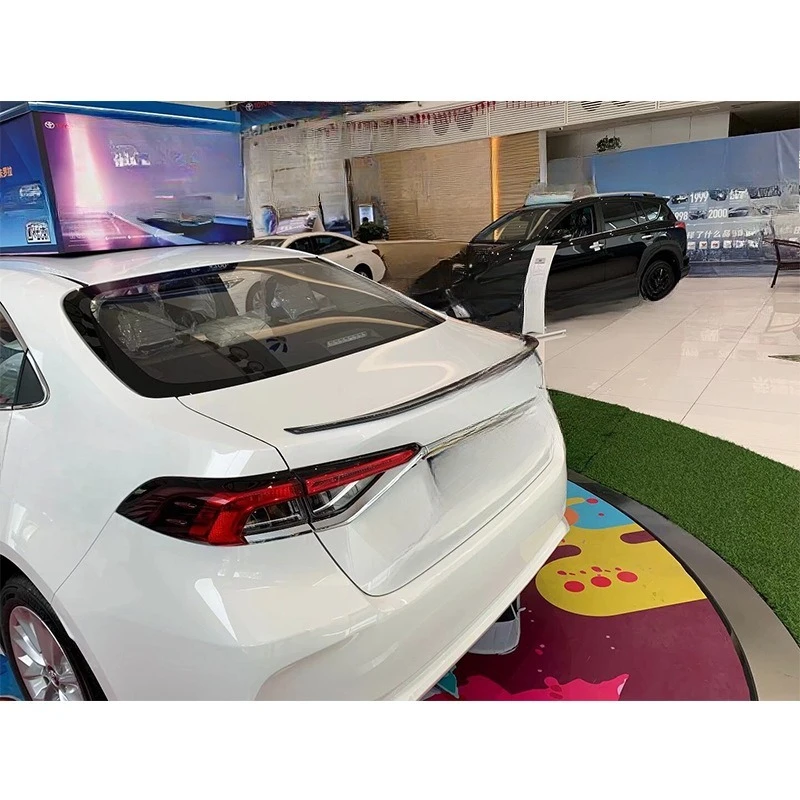 Suitable for 19 Toyota Corolla trunk tail spoiler top wing non-punching fixed wind wing exterior modification