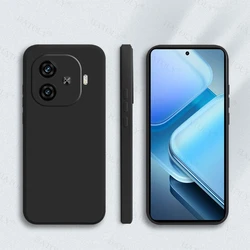 For Vivo iQOO Z9 Turbo Case Cover Vivo iQOO Z9 Turbo Plus Original Liquid Silicone Candy Color Case For Vivo iQOO Z9 Turbo Case