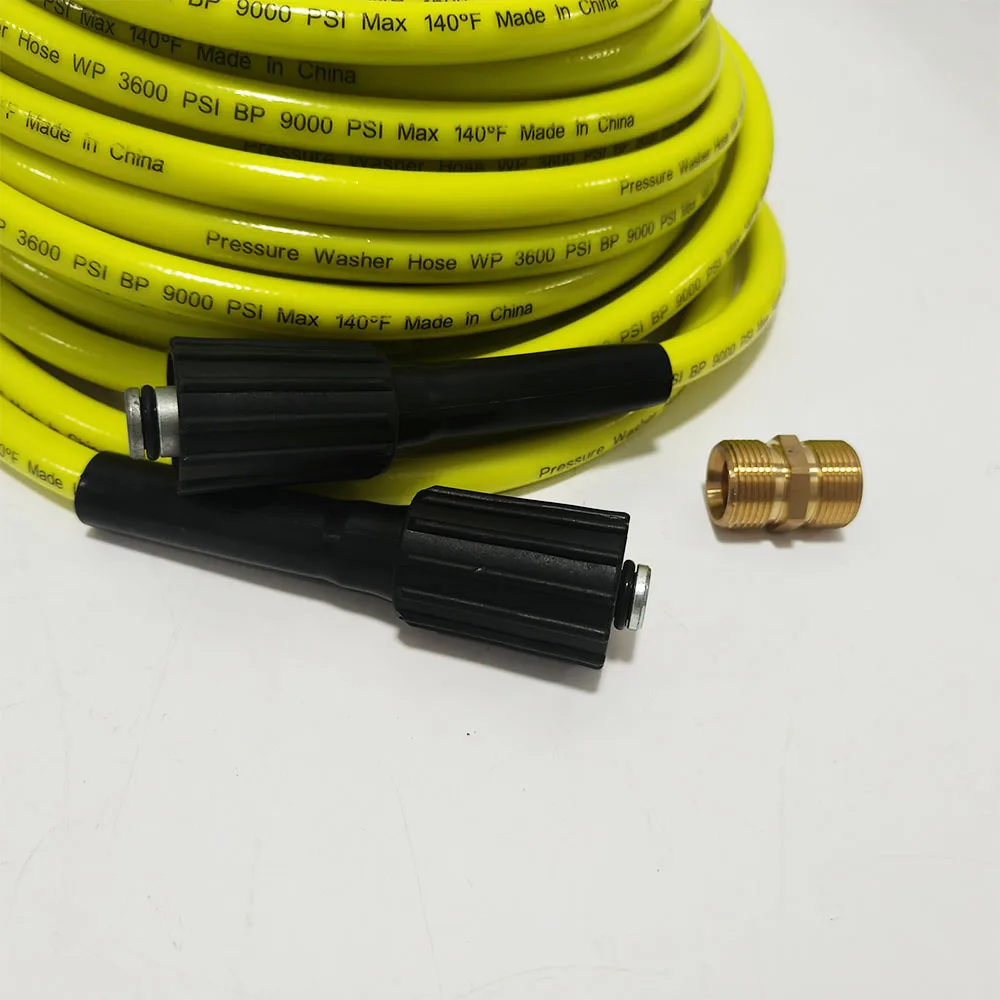 0.5-30M Ultra Flexible Pressure Washer Hose Pipe Cord Kink Resistant Pressure  Fits Some of Karcher K2~K7Pressure Washers