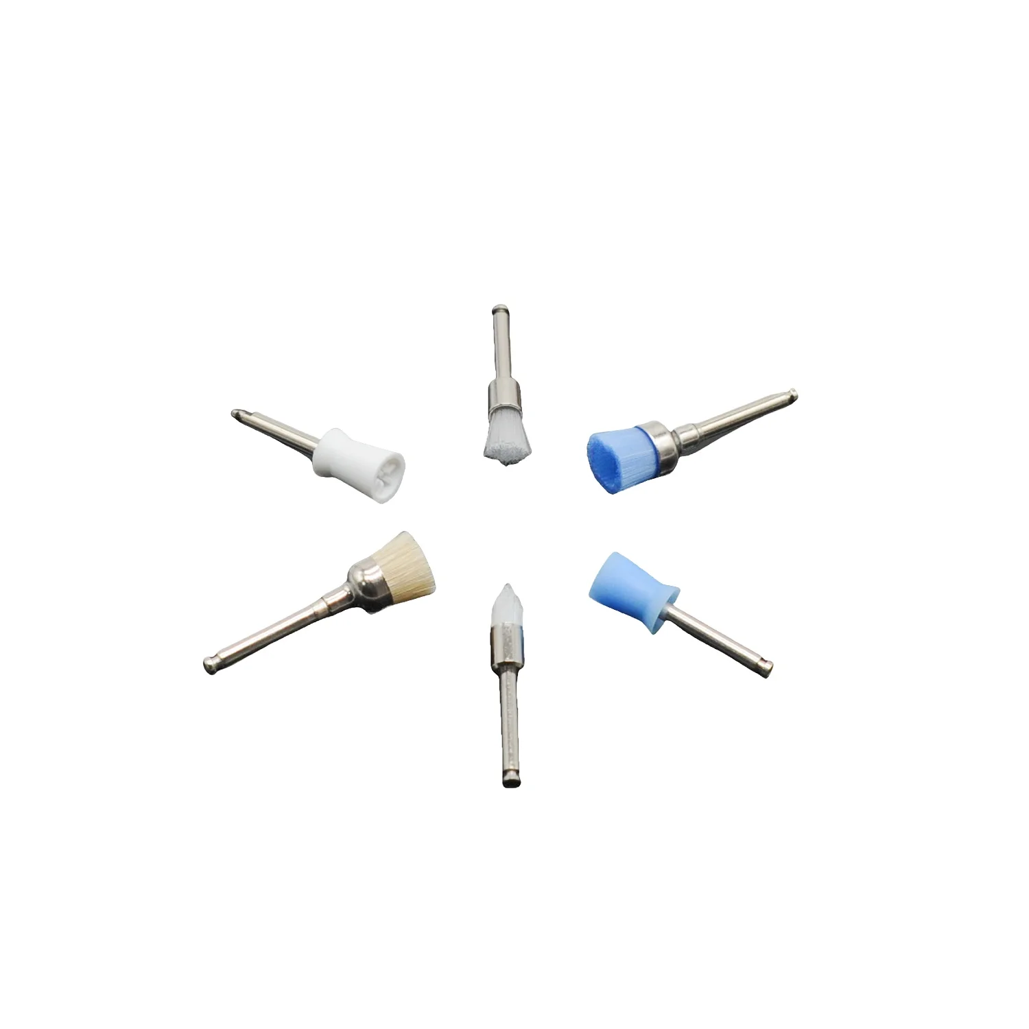 1 Box Disposable Dental Polisher Nylon Bristle Brush Polishing Polisher Cup Teeth Whitening Prophy Brushes Dentist Tools