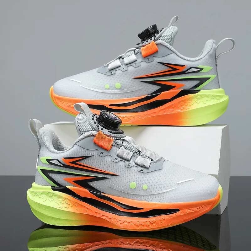 

2026 New Children Running Shoes Boys Sneaker Flexible Cushioned Sole Kids Casual Sneaker Soft Walking Sports Shoes for Boy