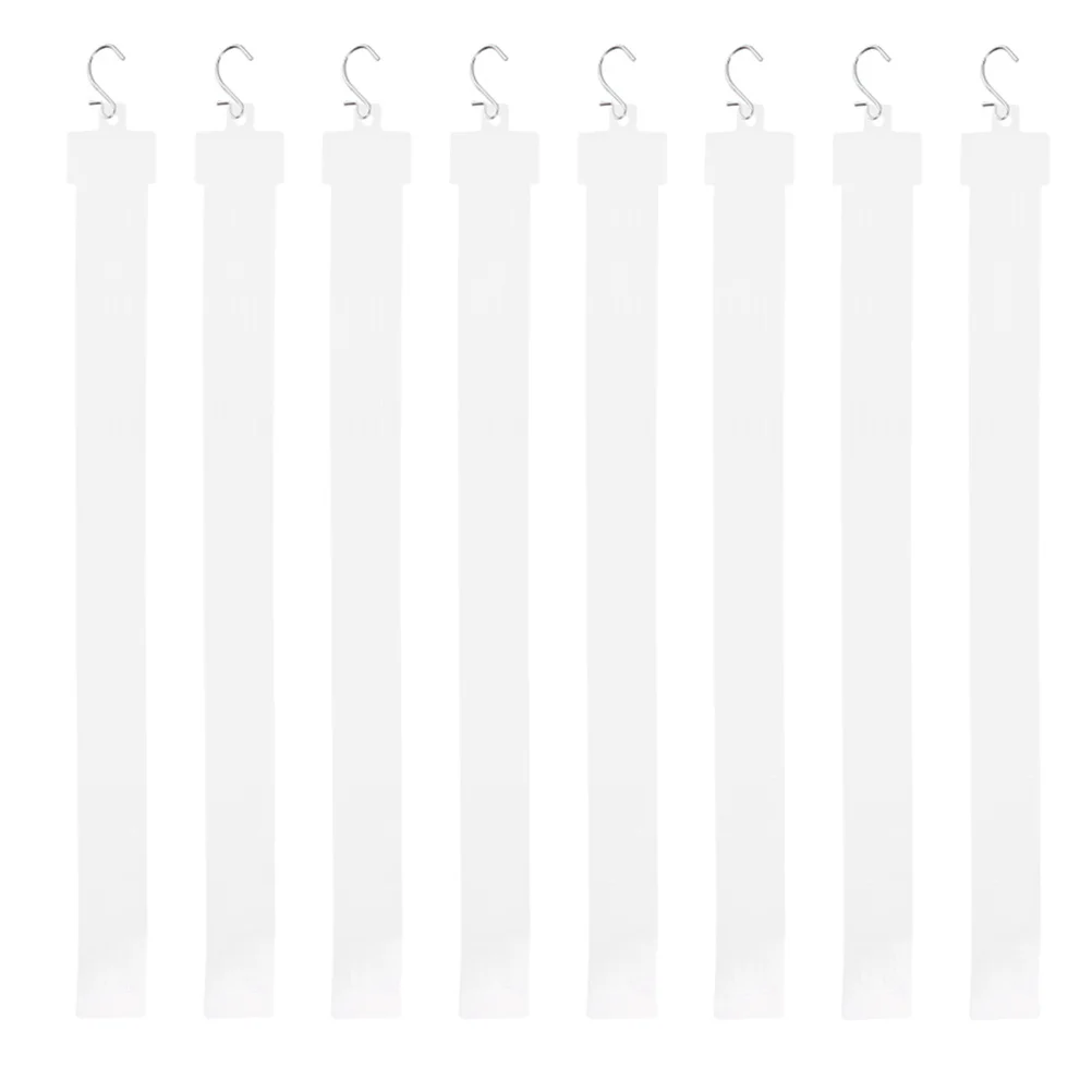 Tiras de exhibición colgantes de alta durabilidad, 8 Uds., para supermercado, tienda, cantina, buena textura, práctico colgador, tiras de exhibición colgantes