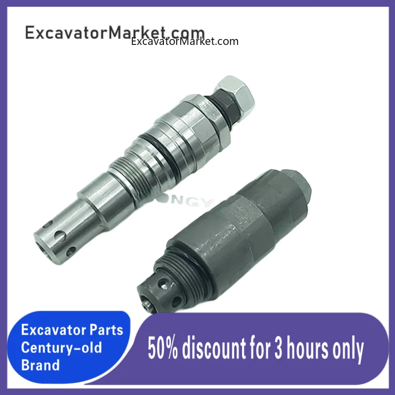 For Kobelco Sk Kx200/250/260/330/350-6-8 Super 210 Main Relief Valve Main And Auxiliary Cannon excavator Parts