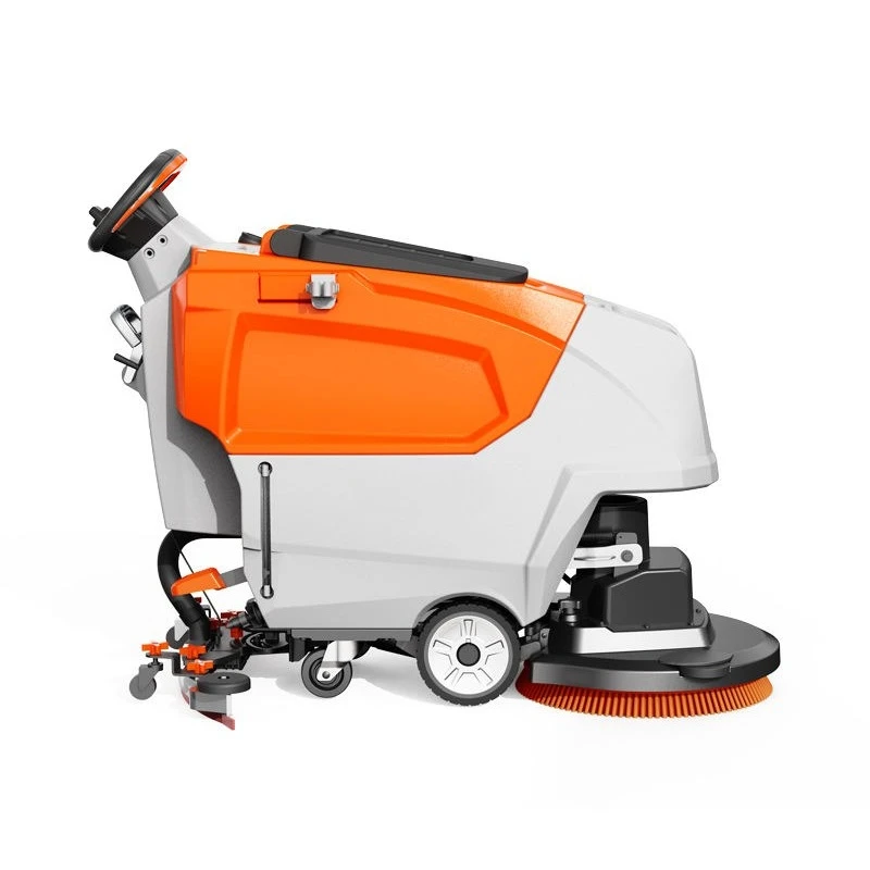 Floor Scrubber Machine Commercial Floor Cleaner Automatic for Tile Concrete Warehouse Garage Cleaning