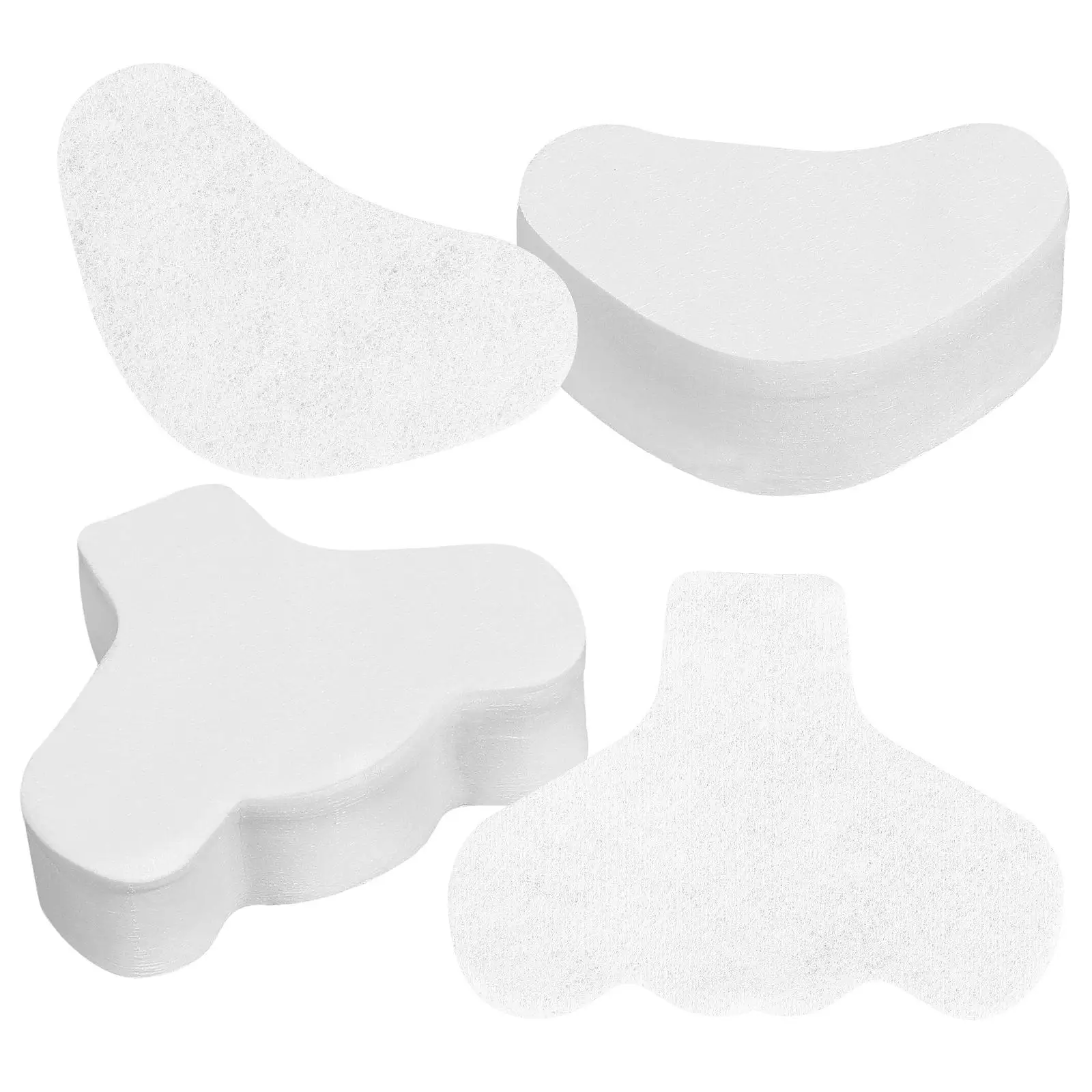 200 pçs t zona filme poros tiras nariz remendos para queixo máscara facial folha cabeças pretas limpeza de algodão puro poros almofadas de limpeza