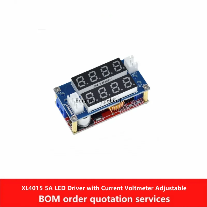 XL4015 5A constant current constant voltage LED driver lithium battery charging module current voltage adjustable power supply