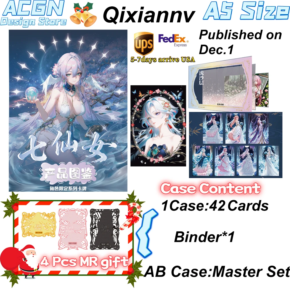 

2025: Семь Феи, одиночная культура, Сиха А5, доска Синобу, аниме-коллекция Мицури Танджиро, ACG, TCG, подарки для хобби