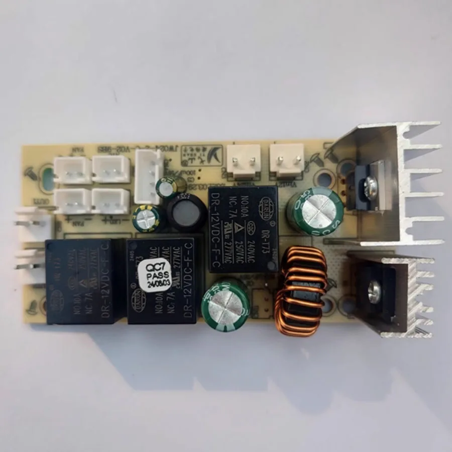 Car refrigerator power board 220V to 12V7A dual core refrigeration motherboard power supply small refrigerator repair parts