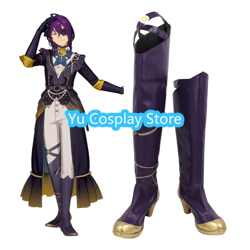 Ayase Mayoi Ensemble Stars Cosplay Shoes Custom Made Boots Ensemble Stars Boy Group Idol Stage Boots Size