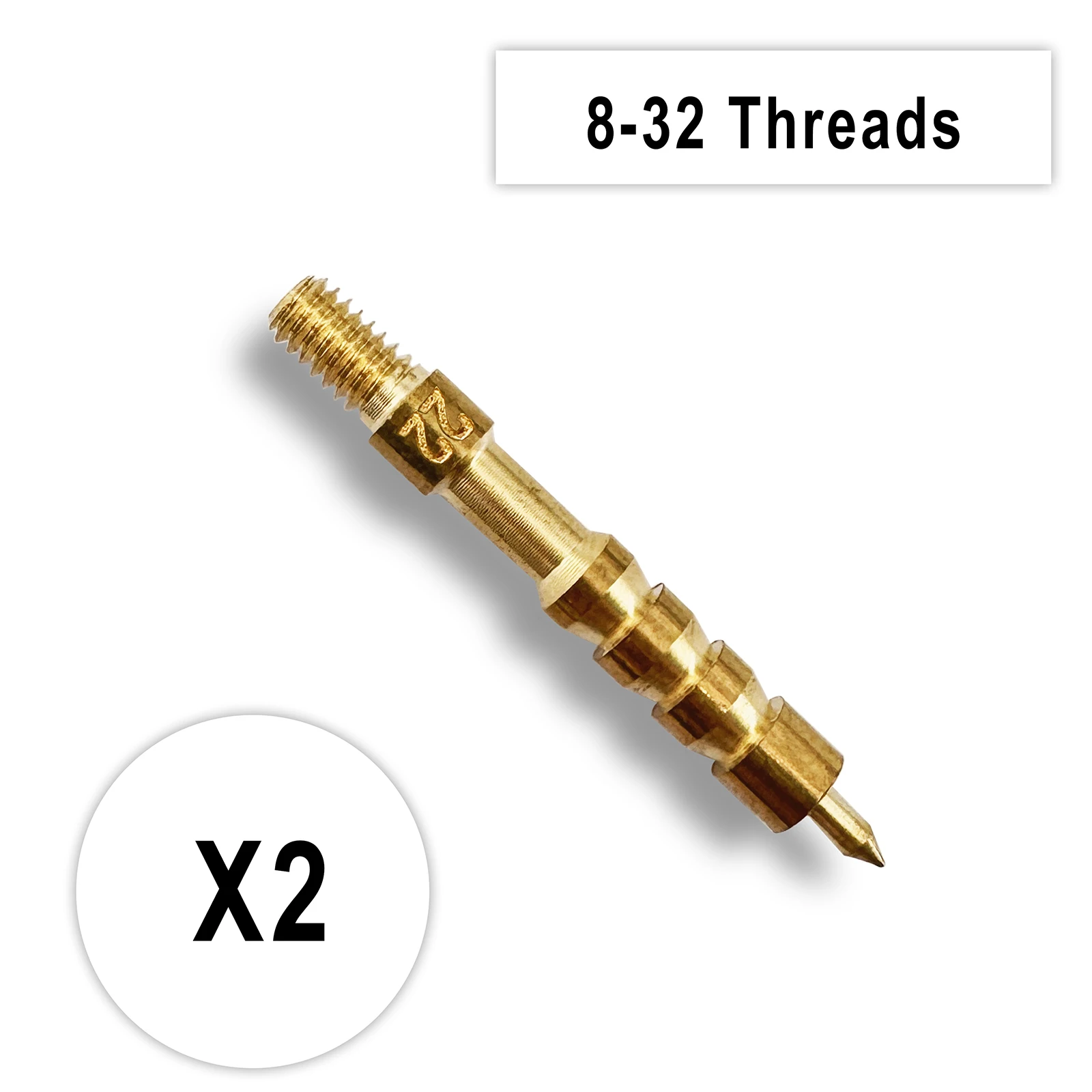 XXLIYA 2 قطعة تنظيف البندقية 7.62 مللي متر التصحيح حامل 5.56 مللي متر النحاس Jag. 22 كالوريا. 40/.45/.30 عيار تلميح بندقية مسدس الصيد تنظيف عدة #3