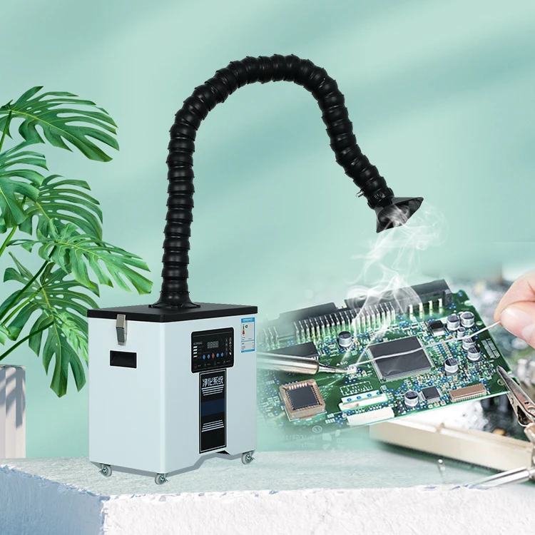

Portable Soldering and Welding Fume Extractor Machine Table Mini Air Cleaning Equipment