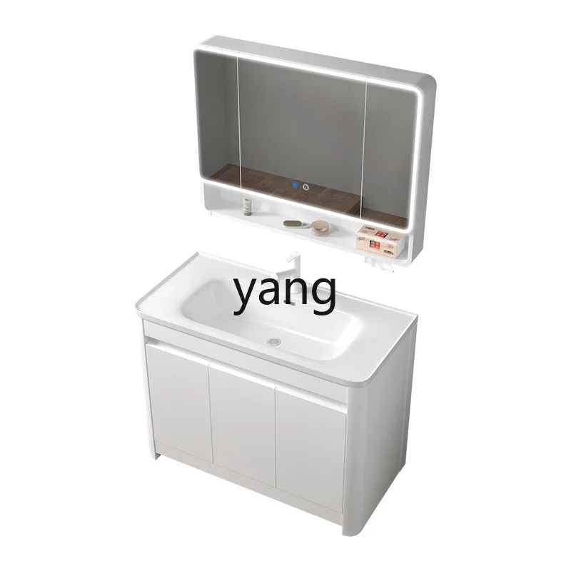 

L'm space aluminum honeycomb bathroom cabinet combination household outdoor integrated sink basin