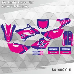 For YAMAHA YZ85 YZ 85 2015 2016 2017 2018 2019 2020 2021 Graphics Decals Stickers Motorcycle Background Custom Number Name