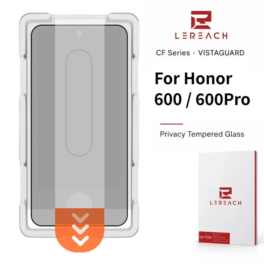 Privacy Tempered Glass For Honor 600 Pro Protector Film Anti-Oil Oleophobic Coating Anti-Spy FM2002