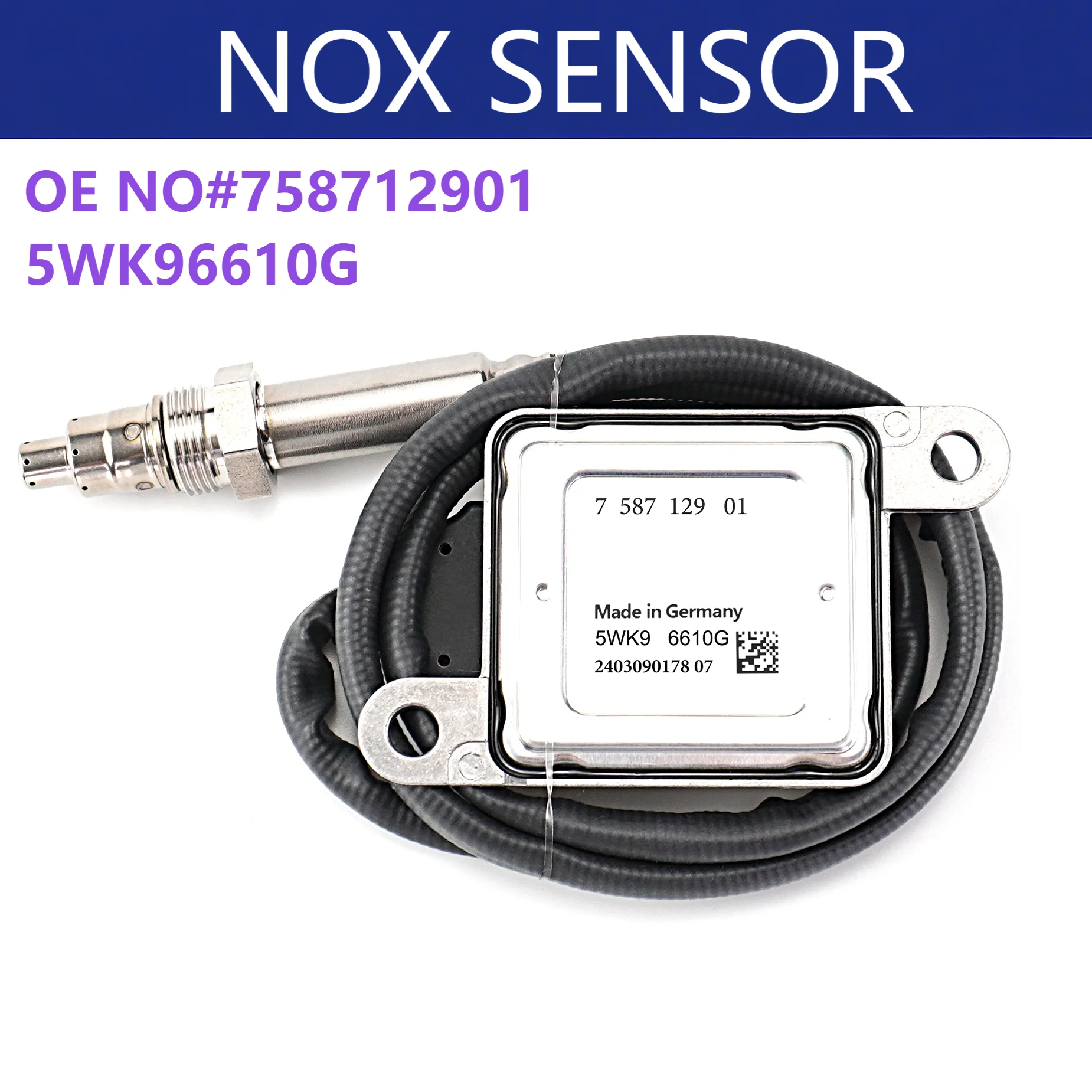 

758712901 5WK96610G Nitrogen Oxygen Sensor NOx Sensor For BMW E90 E91 E93 E60 E61 E63 E64 325i 330i 525i 530i 630i Auto Parts