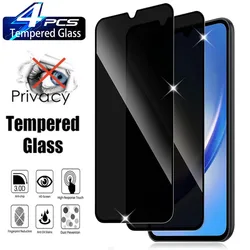 2/4Pcs Anti Spy Tempered Glass For Samsung Galaxy A55 A35 A05 A05S A15 A25 A14 A24 A34 A54 5G  Privacy Glass Screen Protector