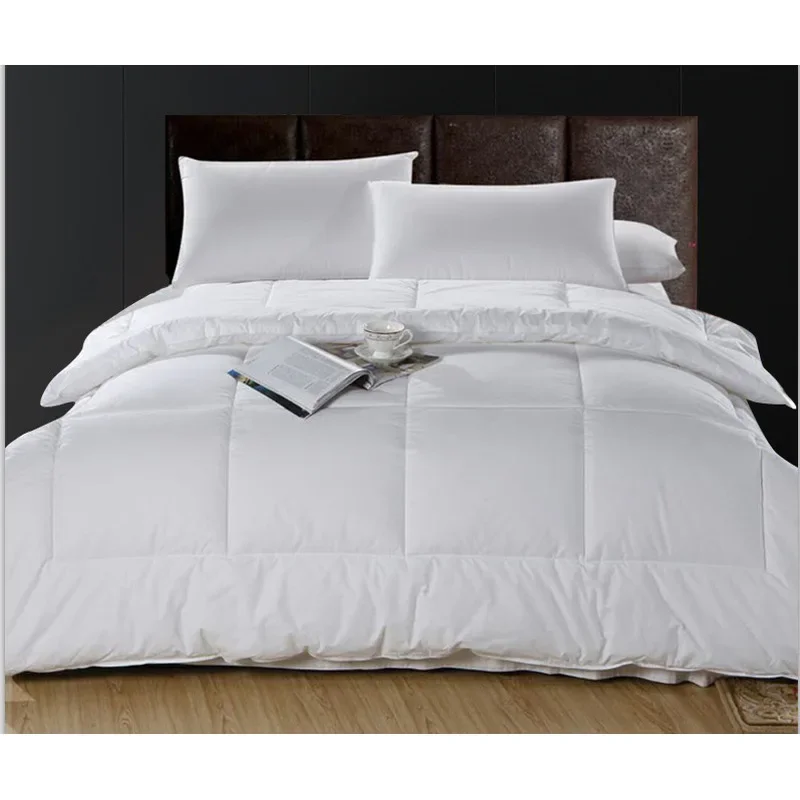 100% Cotton Cover Down Alternative Duvet Insert for Hotel Home All Season Thick Warm Comforter Core Spring Autumn Winter Air Con