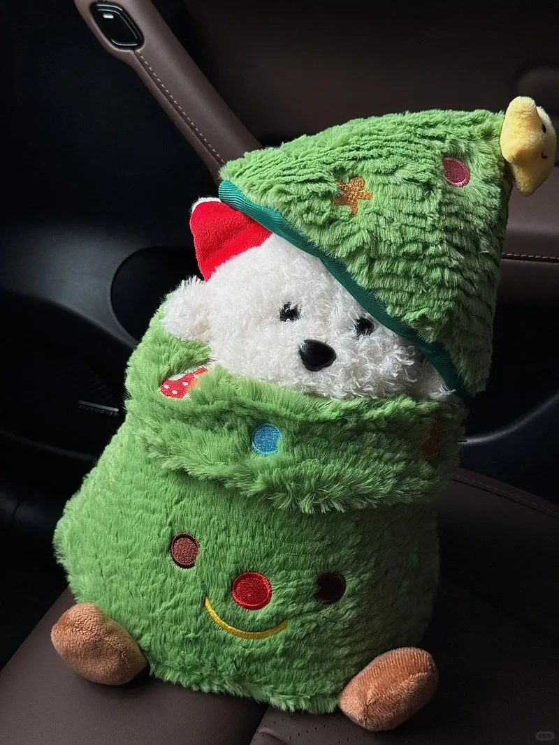 لعبة / دمية من القطيفة على شكل جرو شجرة عيد الميلاد Sionois متوفرة - هدية عيد ميلاد مثالية للفتيات، مثالية لعيد الميلاد #6