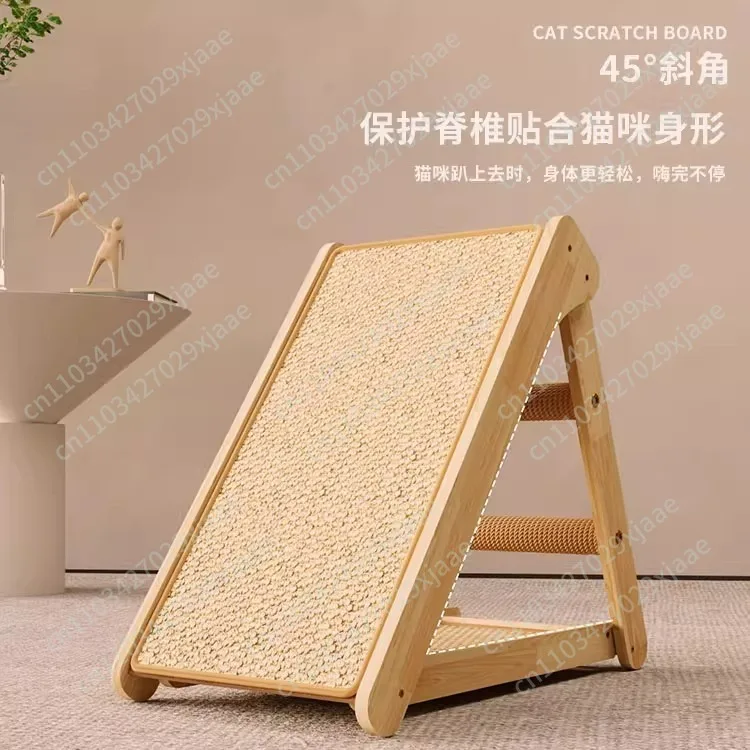 Triangular cat scratching board Foldable wear-resistant cat claw board