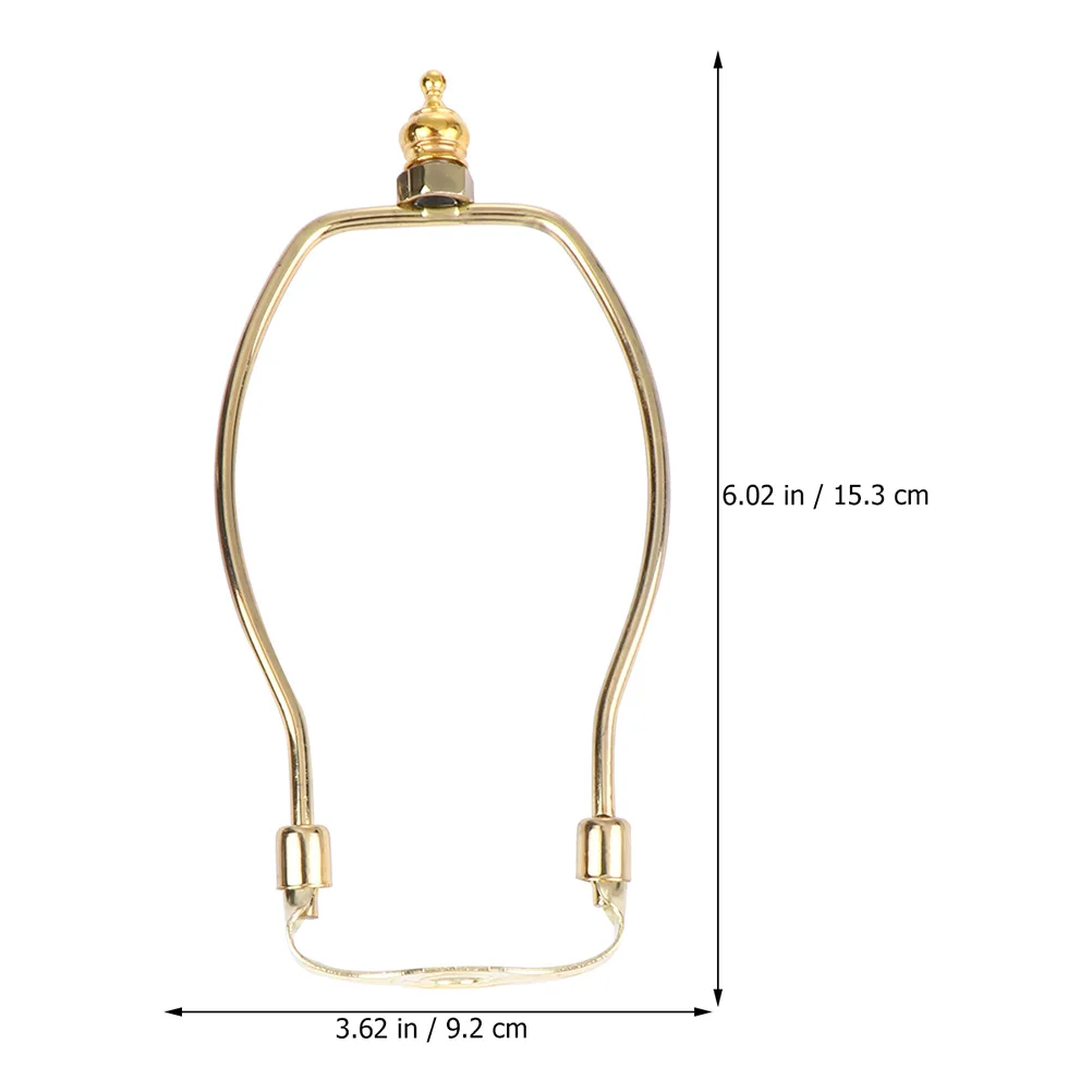 

2pcs 6 Inch Lampshade Horn Frames Alloy Plated Lamp Horn Brackets Durable Support For Table Floor Crystal Lamps Lighting