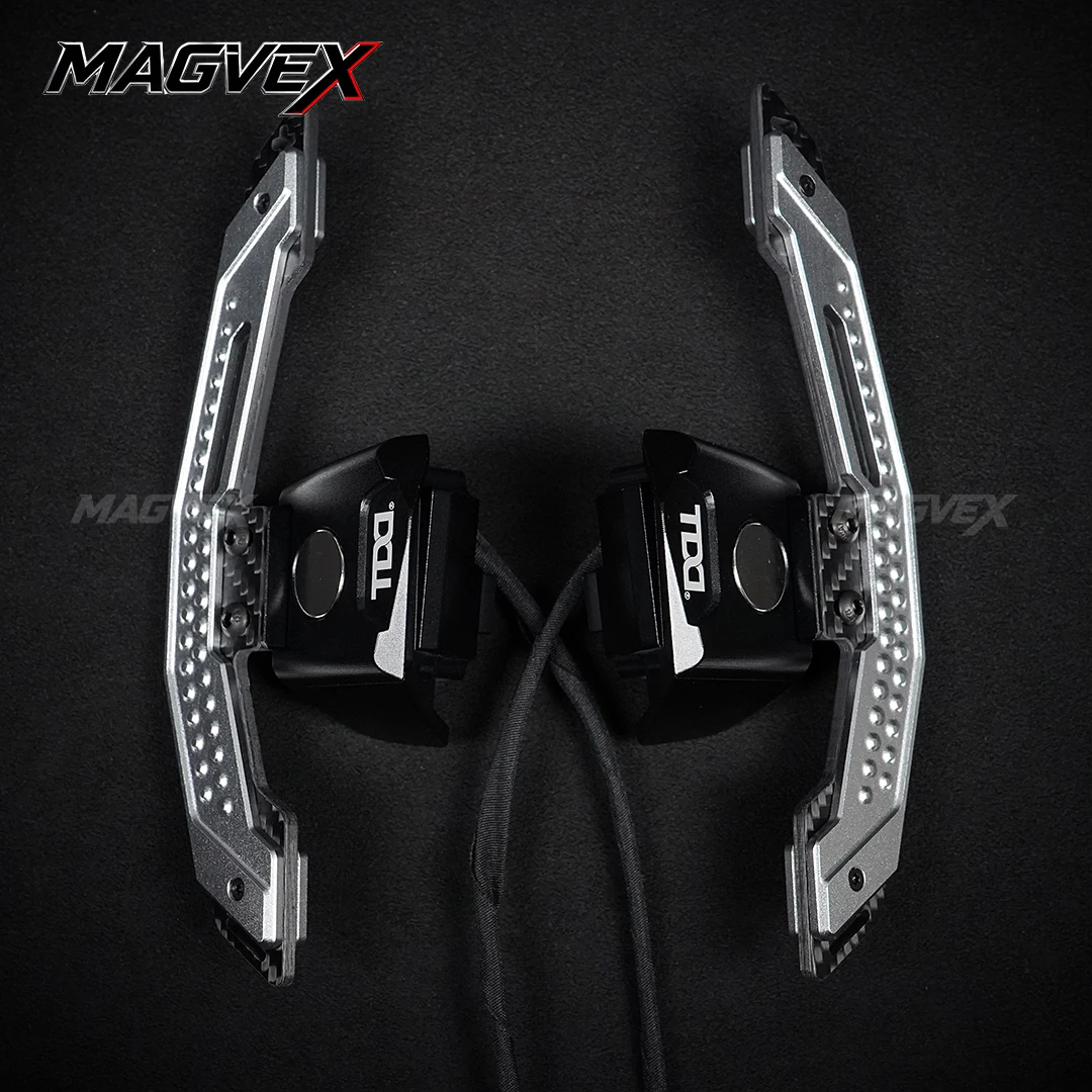 MAGVEX Magnetic Paddle Shifter For Volkswagen VW MK5 Golf 5 MK6 Golf 6 GTI CC Layered Carbon-Aluminum Design