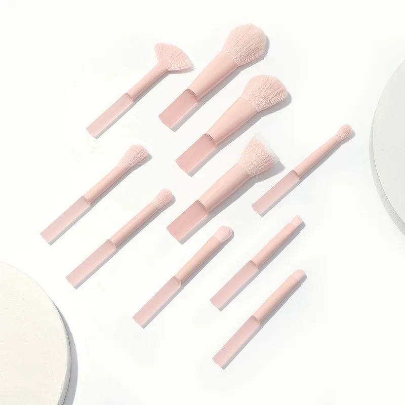 10 Mini Semi-Suiker Gelei Cosmetische Borstel Concealer Hoogglans Borstel Zachte Comfortabele Make-Up Accessoires Nieuwe Draagbare Beauty Tools