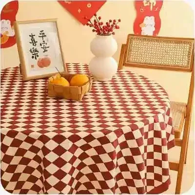 

New Year of the Rabbit Decoration Atmosphere Sense Dining Table, Tea Round Table Cushion, for Chinese New Year