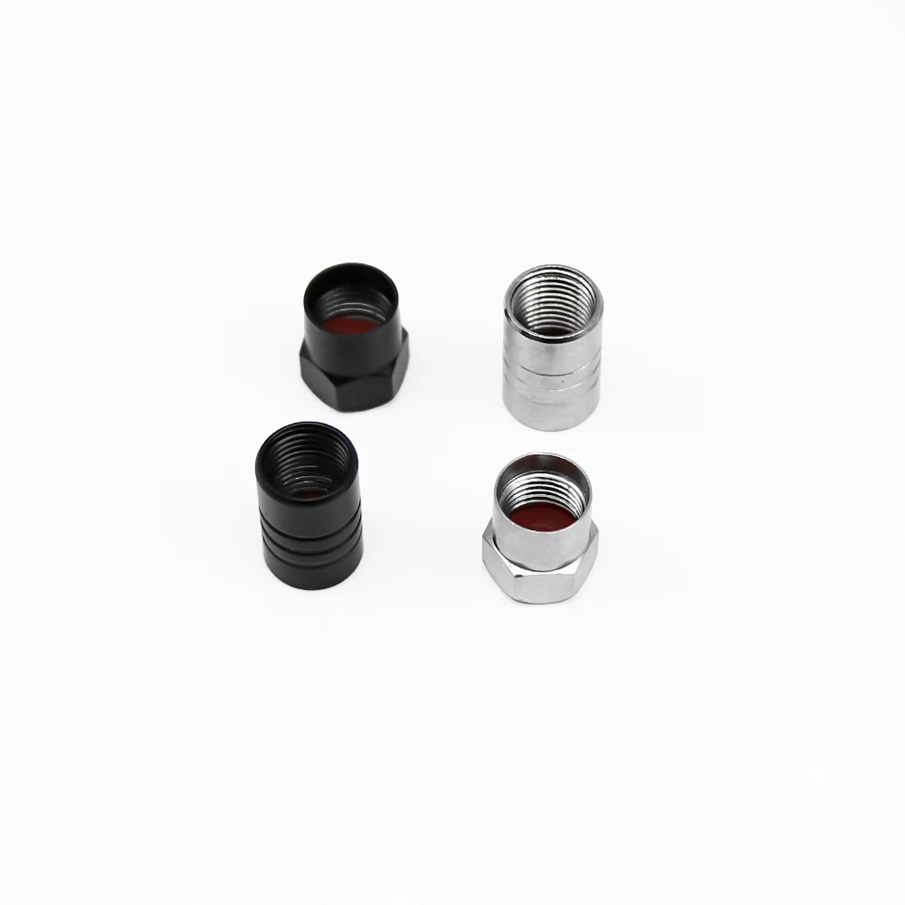 For Range Rover Sport Defender Evoque Discovery Car Wheel Tyre Valve Stem Caps Hex Cylindrical Alloy Airtight Dust Cover 4Pcs