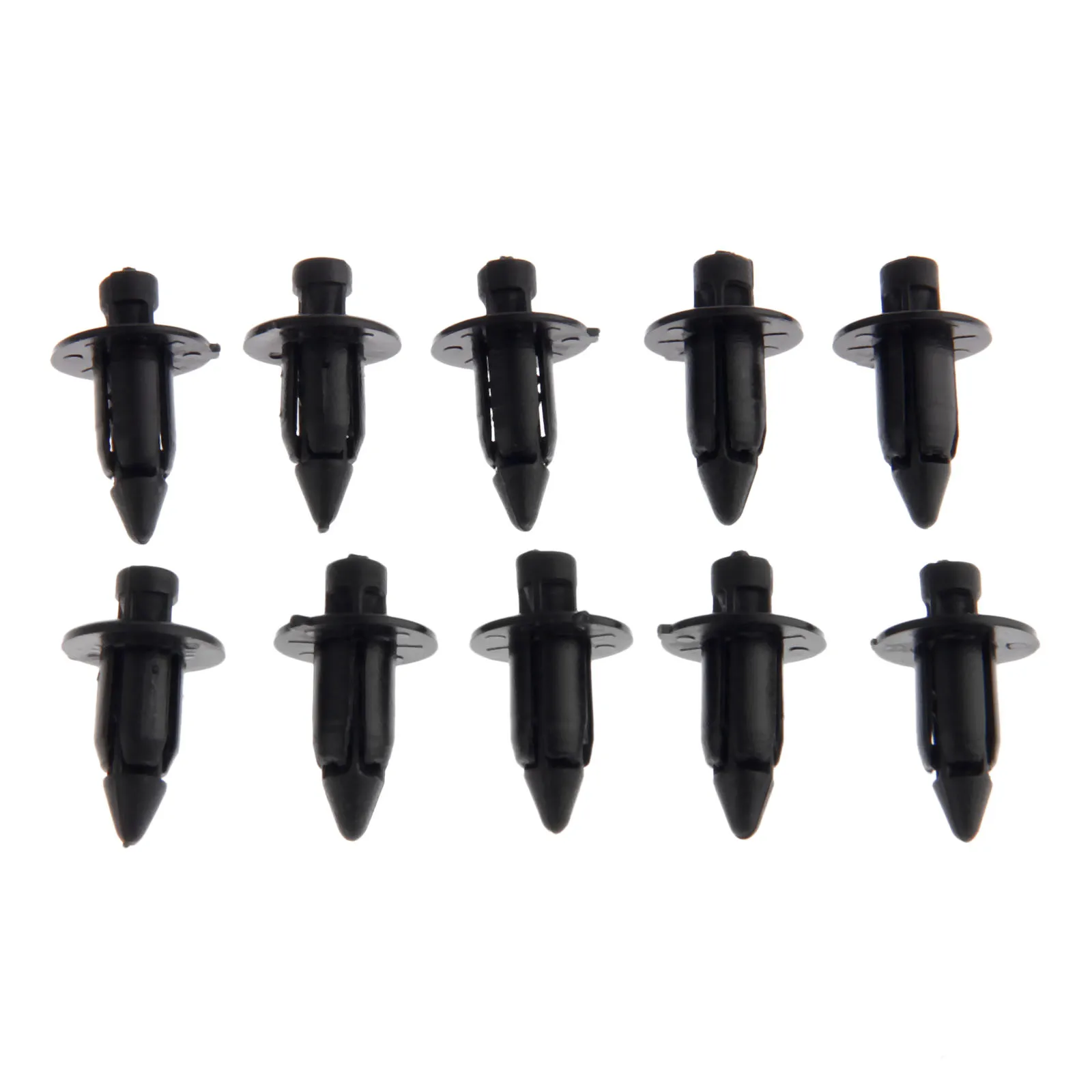 

100Pcs Motorcycle Bike Fairing Trim Panel Plastic Fastener Clips Screws Rivets Clips for Suzuki Roadster Plastic Black Clips