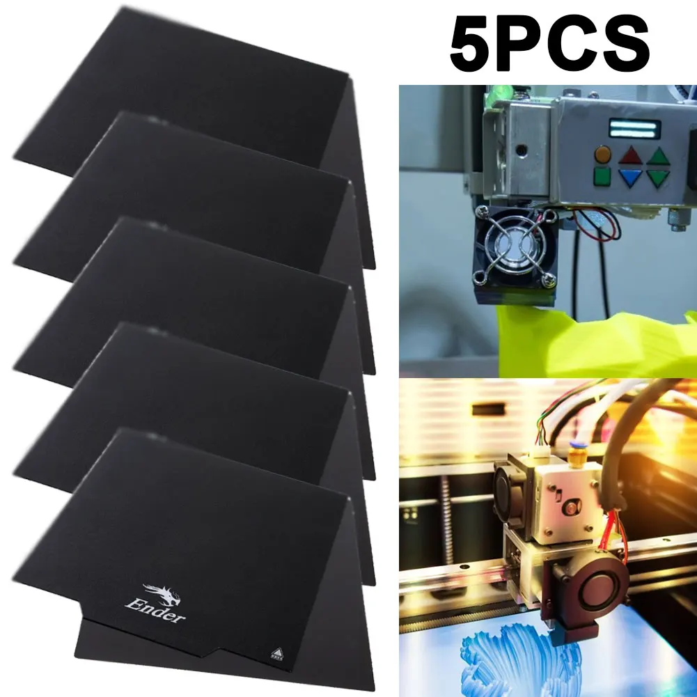 

Для 3D-принтера Ender 3 Ender 3 Pro CR-20, детали кровати с подогревом, гибкая магнитная поверхность для сборки, наклейка, крышка, комплект платформы для печати
