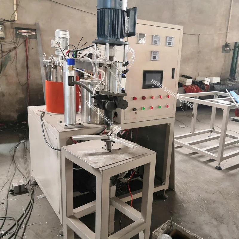 A B Two Compounds Filter End Cover Glue  Machine for Air Filter Manufacturing