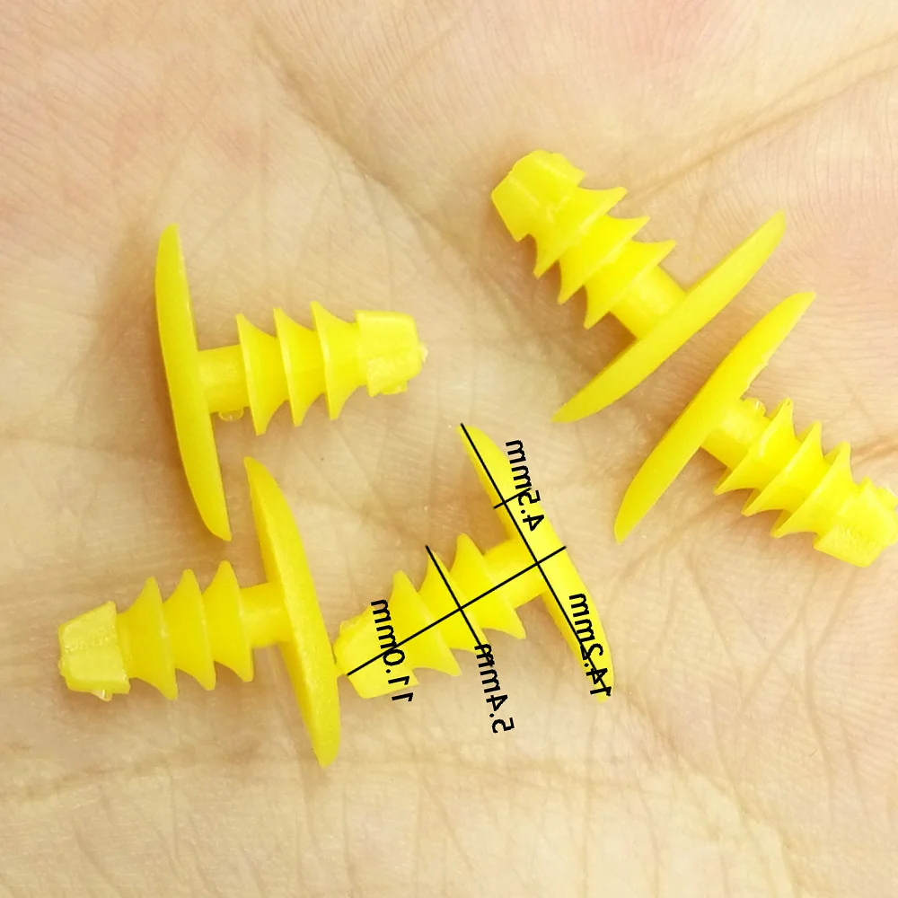 Plastic Rivets for M/azda H/onda T/oyota B/MW 200PCS Replace Screws Universal Auto Fasteners Weatherstrip Retainer