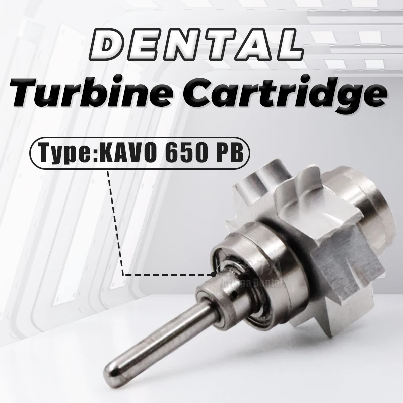 

1PCS Air Turbine Cartridge KV650PB Dental Parts Bearing Repair High Speed Handpiece Rotor Replacement Dentisty Accessories