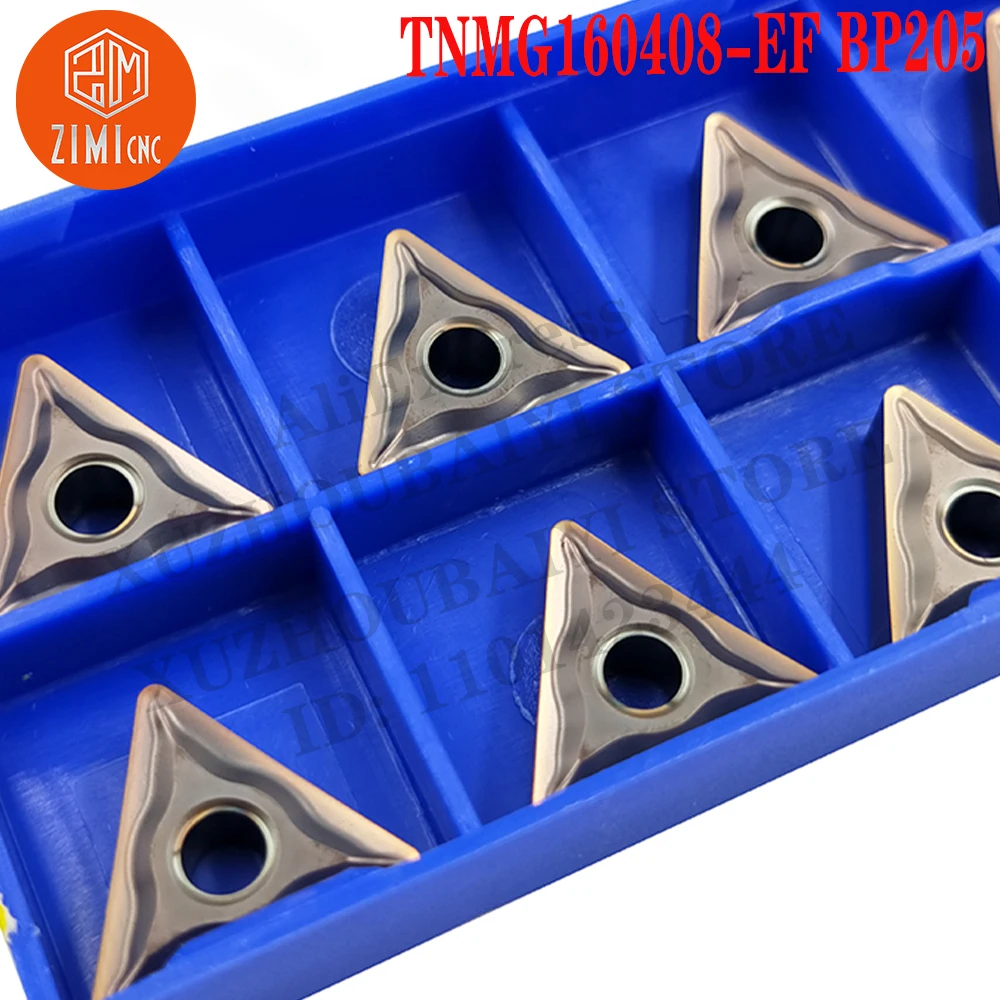 TNMG160408-EFBP205 TNMG 160408 Inserto in carburo Inserti per tornitura Inserti in carburo meccanico tornio per metalli Strumento CNC Strumento per tagliare TNMG