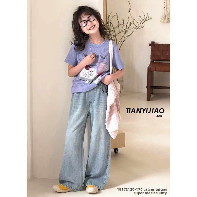 pantalones-de-pierna-recta-ultra-suaves-versatiles-con-diseno-de-gatito-jeans-para-ninos-ropa-infantil-informal-estilo-u
