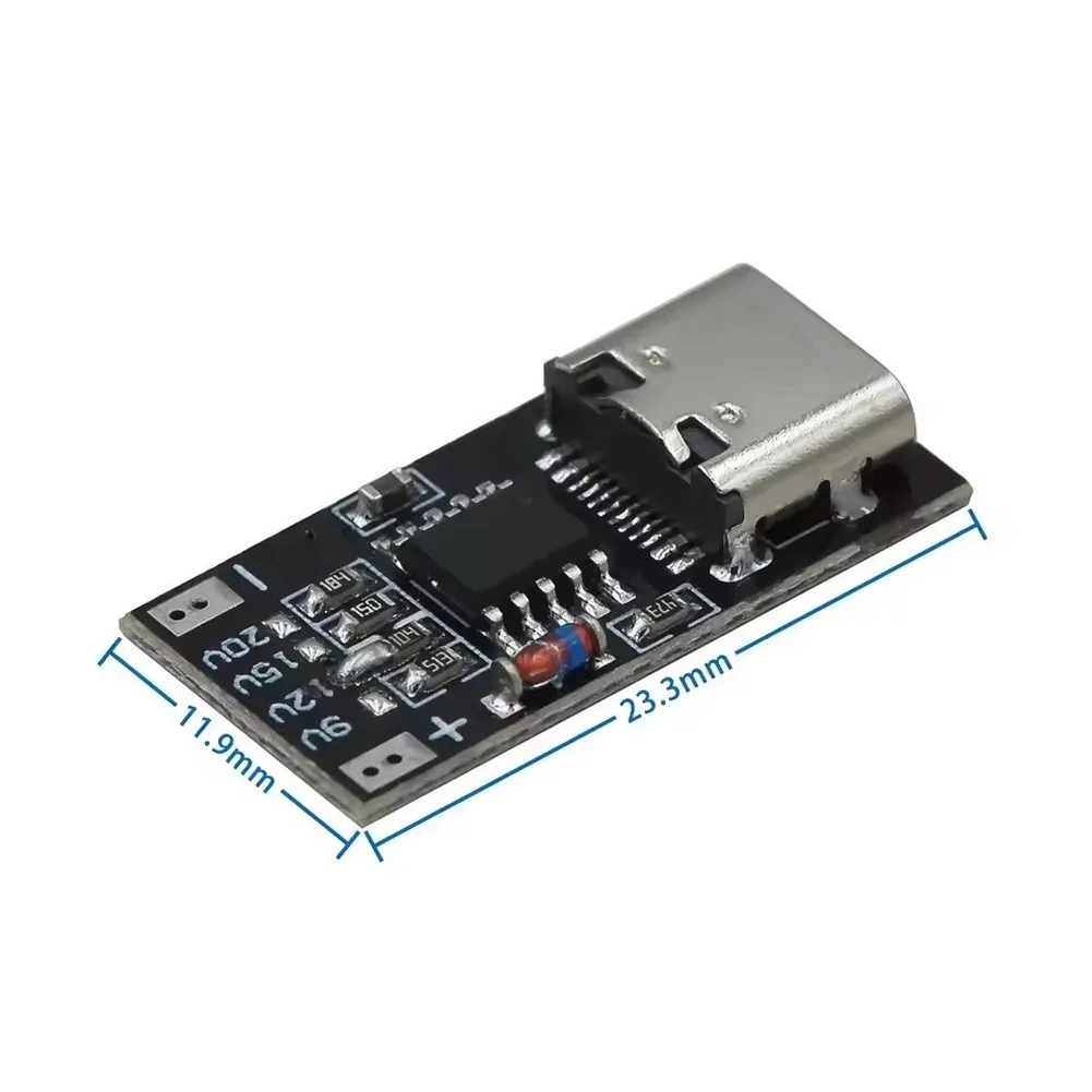 USB-C PD Decoy Module Pack of 10 for USB Power Delivery and Quick Charge Protocol Emulation with 9V 12V 15V 20V Options