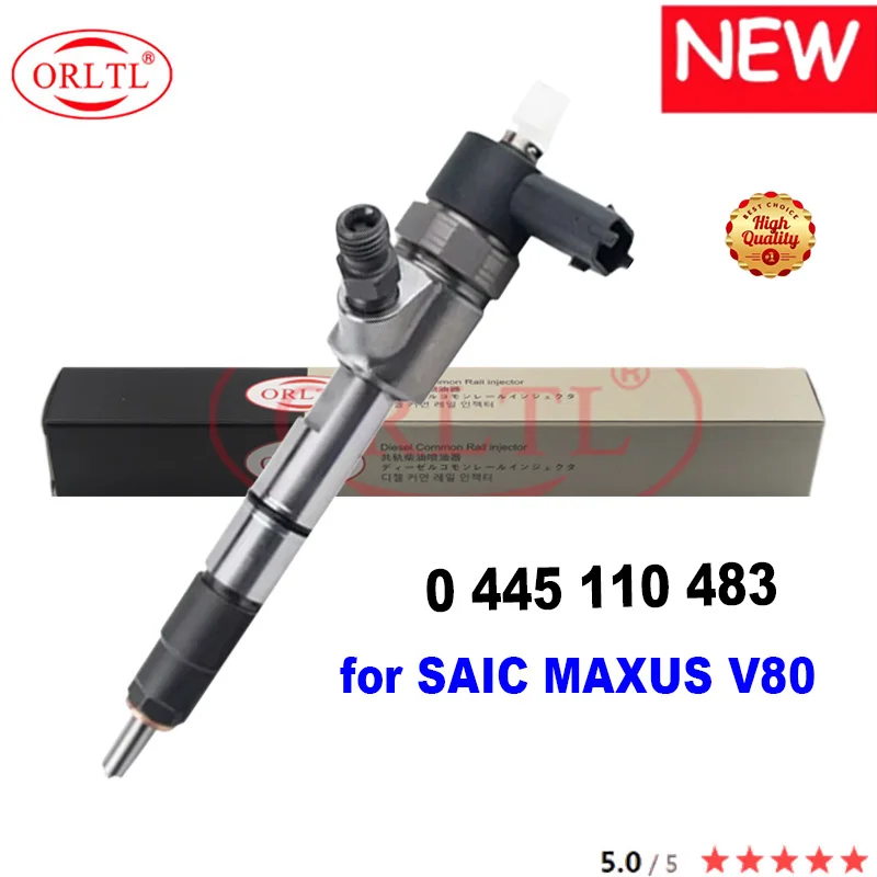 

ORLTL 0445110483 NEW Diesel Original Injector 0 445 110 483 for for SAIC MAXUS V80