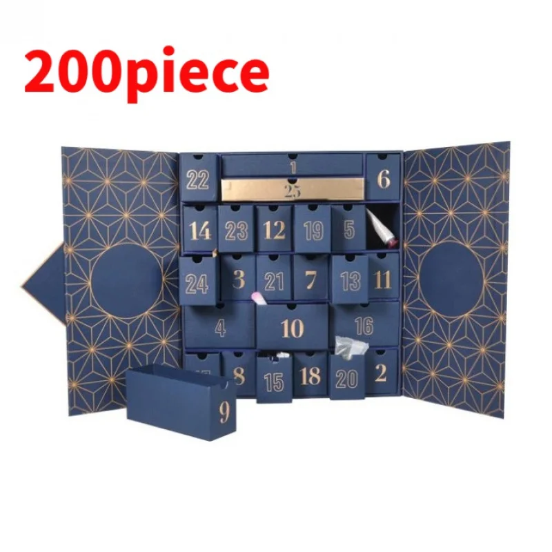 20 0piece.Custom.2025 Advent Calendar Box Paper Packaging Custom Calendar Box Boxes