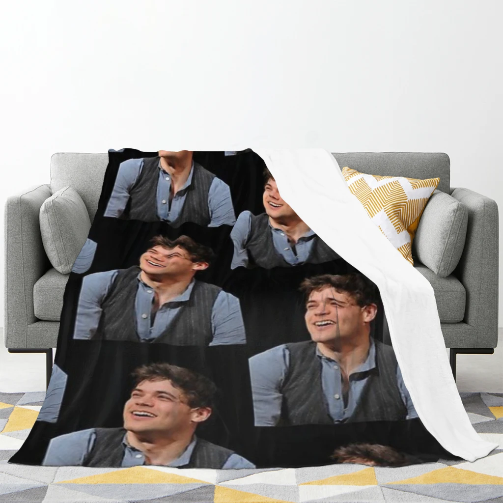 Jeremy Jordan Newsies Flannel Soft Warm Throw Blanket Bedding Sofa Cover for Girls Gift