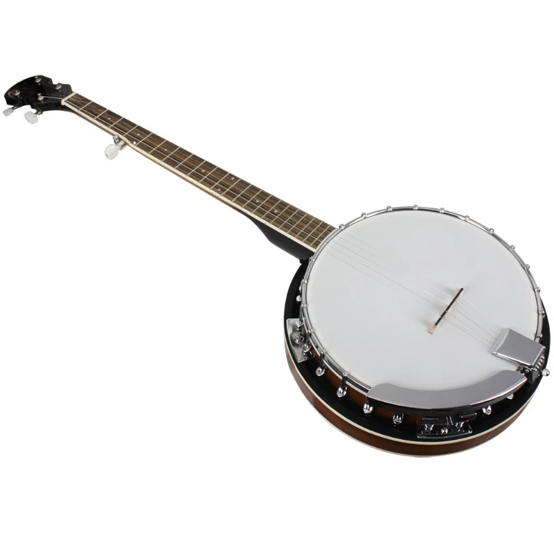 5 String Banjo Western Professional Wooden Banjo Portable Adults Children Playing Turtledove Ethnic Stringed Musical Instruments view 2